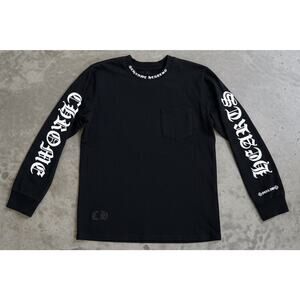 Chrome Hearts F You Sleeve Long Sleeve T Shirt Black Size L Pocket